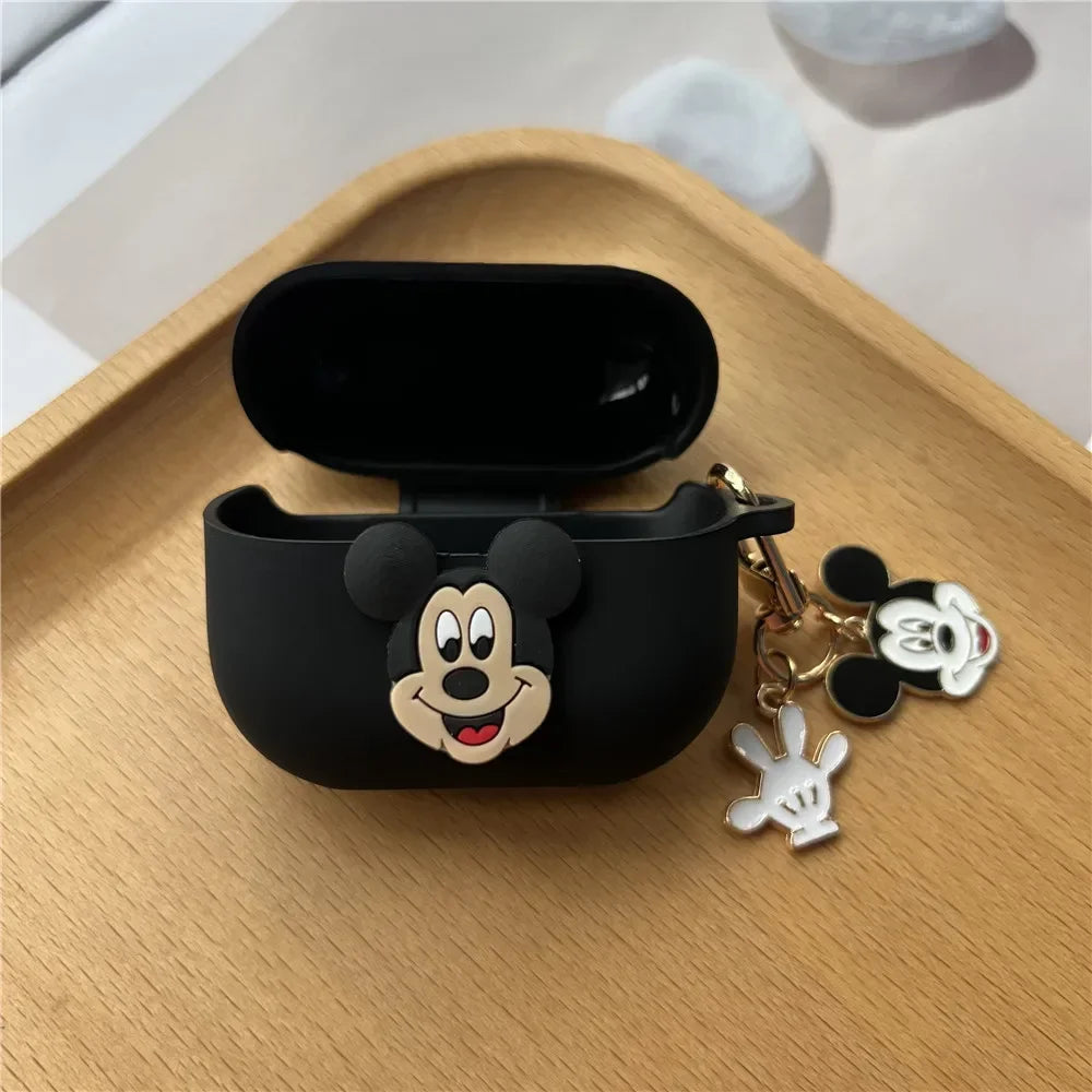 Disney DIY Cartoon Case Cover for Samsung Galaxy Buds 3 Buds 3Pro Case Earphone Accessories for Samsung Galaxy Buds3 Cover