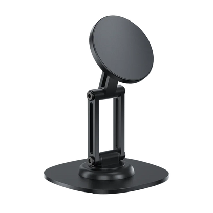 360 Rotation Aluminium Alloy Foldable Magnetic Desktop Phone Stand Desk Lazy Holder For Magsafe iPhone 16 15 14 13 12 Pro Max