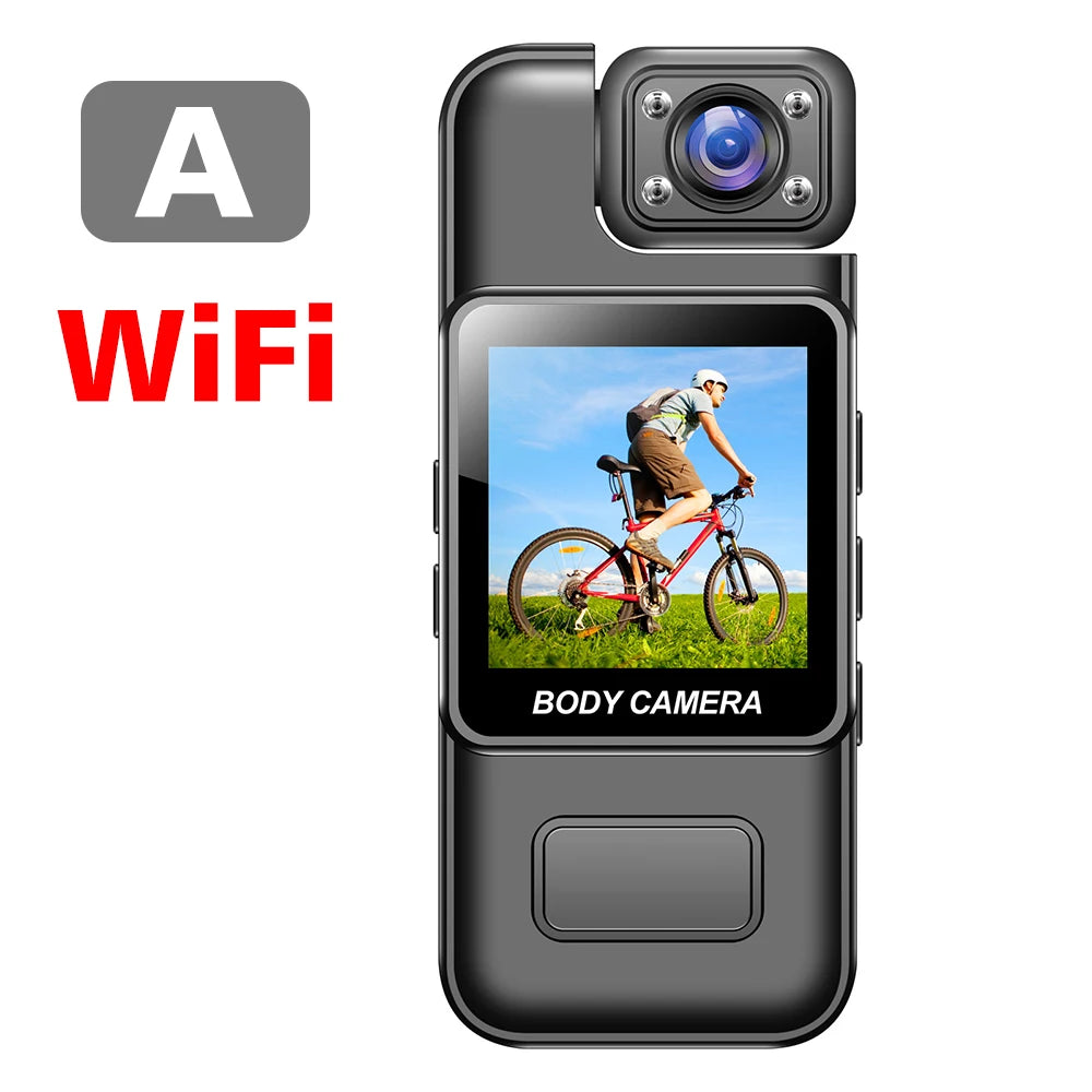 4K WiFi Mini Camera 1080P HD Portable Digital Video Recorder Infrared Night Vision Police BodyCam Sports DV Small Bike Camcorder