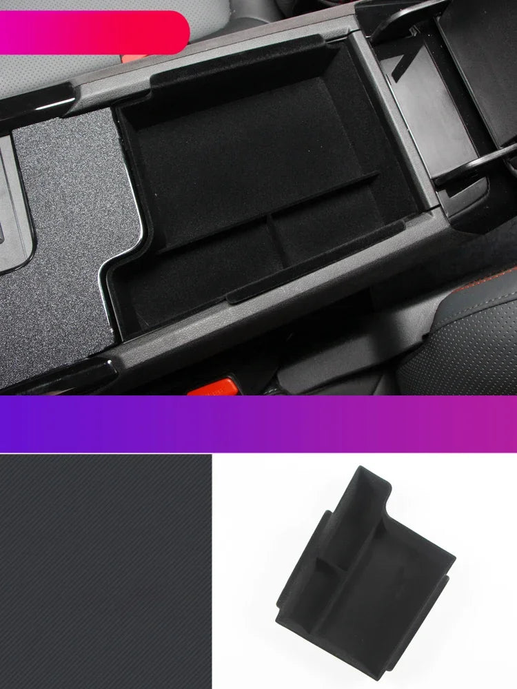 For Geely Cityray 2024 2025 Car Styling Under Center Console Organizer Storage Box Armrest Storage Box Auto Accessories