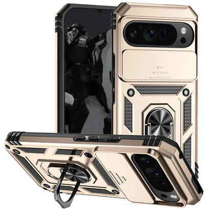 Shockproof Armor Funda For Google Pixel 6 7 8 9 10 Pro XL 5G Slide Lens Protect Case For Pixel 6A 7A 8A 9A Ring Holder Cover