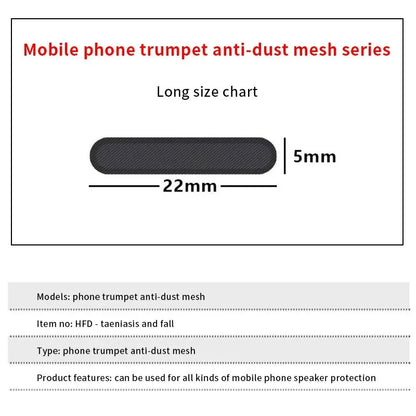 Mobile Phone Speaker Dustproof Net Earpiece Dustproof Sticker Universal Android Mobile Phone Speaker Dustproof Net - covers4phones
