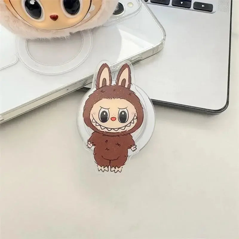 NEW Korea INS Y2K Cartoon Holder For Magsafe Pop.sockets Magnetic Griptok Grip Tok Stand Foldable Phone Bracket Case Accessories