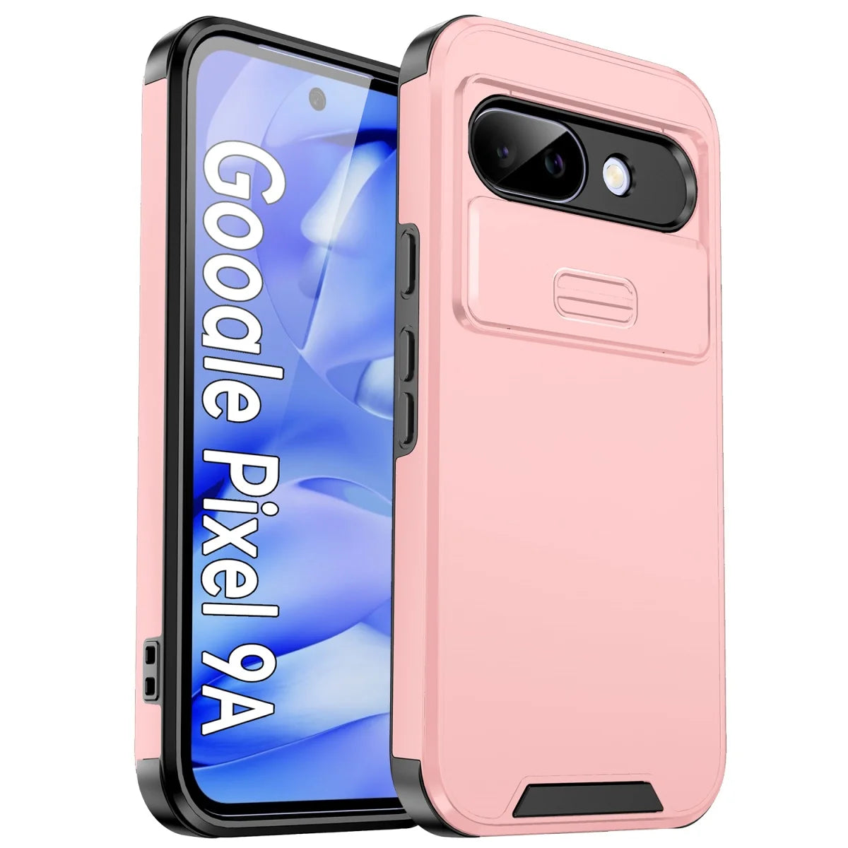 Luxury Slide Camera Protective TPU Phone Case For Google Pixel 9 8 7 Pro XL 9A 8A 6A Military Shockproof Defender Bumper Cover
