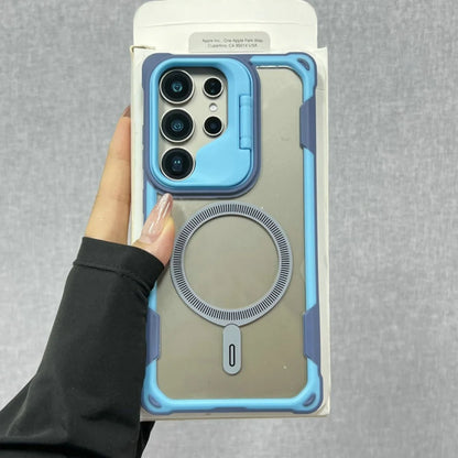 Shockproof Armor Military For Magsafe Case for Samsung Galaxy S25 S24 Ultra Plus S25Edge Wireless Charging Hard Defender Cover