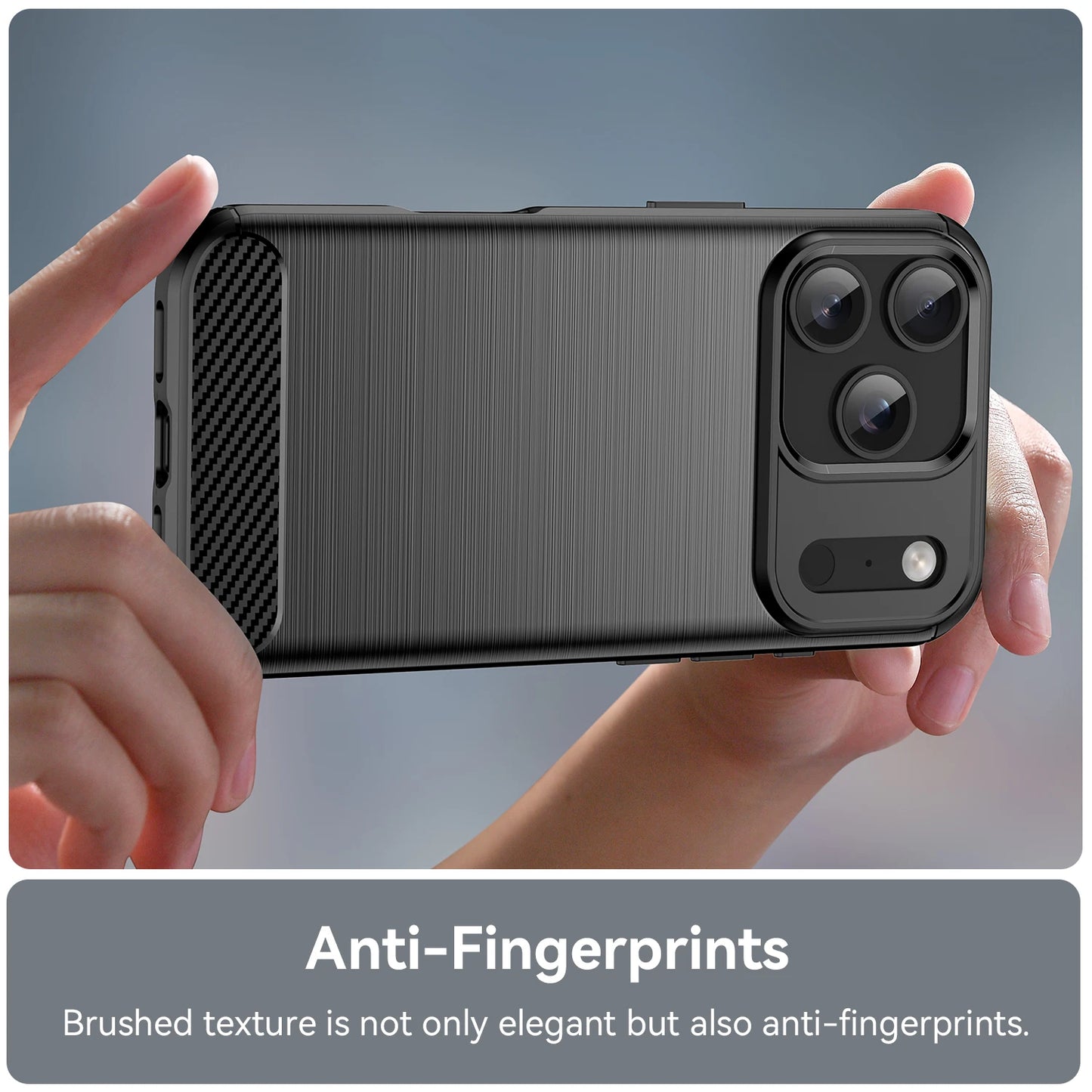 For iPhone 17 Pro Case Cover For iPhone 17 Pro Max 17 Air Shockproof Carbon Fiber Silicone Phone Case For iPhone 17 Pro Case