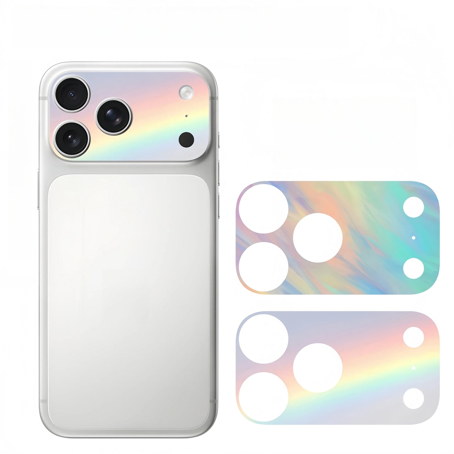 2PCS Plain Color Lens Skin sticker For IPhone 17 Pro Max 17Pro 17 Air Full Cover Anti Scratch Matte Back Camera Protective Flim