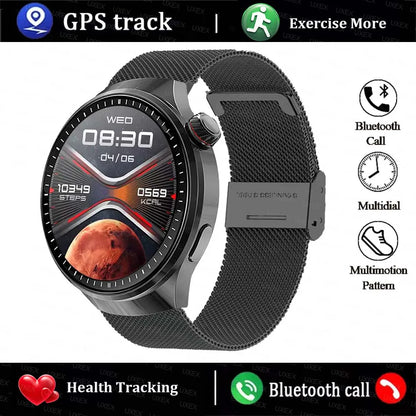 Outside Men Smartwatch HD Display Health Tracking Bluetooth Call Voice Assistant Sports Christmas Gift Smartwatch Women 2026 New