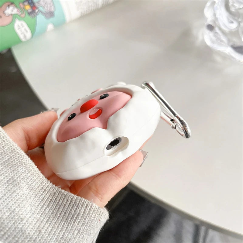 MINISO Rabbit Beaver Loopy AirPods Pro/Pro 2 Protective Case For Apple Aripods 1/2/3 Generation Bluetooth Headphone Soft Case