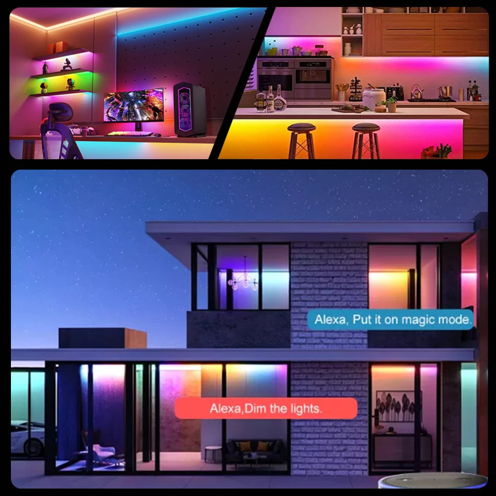 WS2812B WS2811 WS2815 WS2813 RGBIC LED Strip WS2812 30/60/144Pixels/Leds/m Individually Addressable Smart Tape Light DC5V/12V