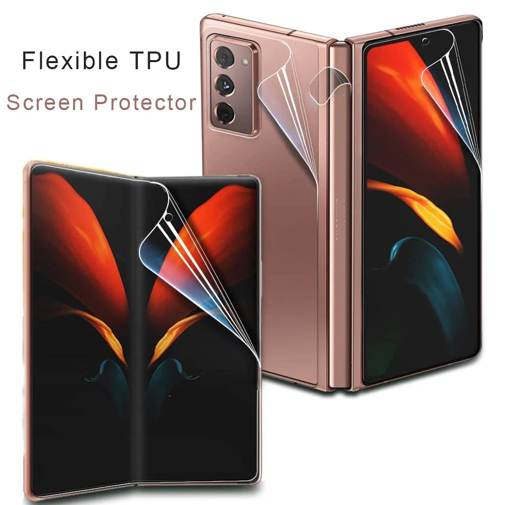Front Back Soft Hydrogel Matte Film For Samsung Galaxy Z Fold 2 3 4 5 6 SE W21 W22 W23 W24 W25 Clear Frosted Screen Protector