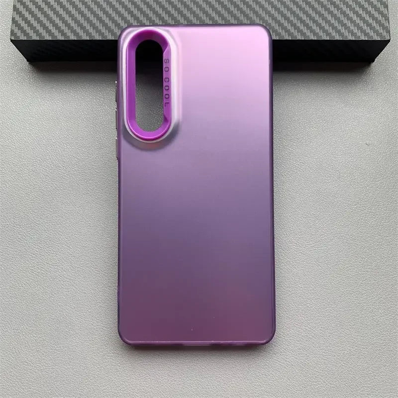 Funda On For Samsung Galaxy S25Edge Edge S25FE FE S25Ultra Plus + S25 Mobile Phone Cases Metallic Aurora Skin Matte Back Cover