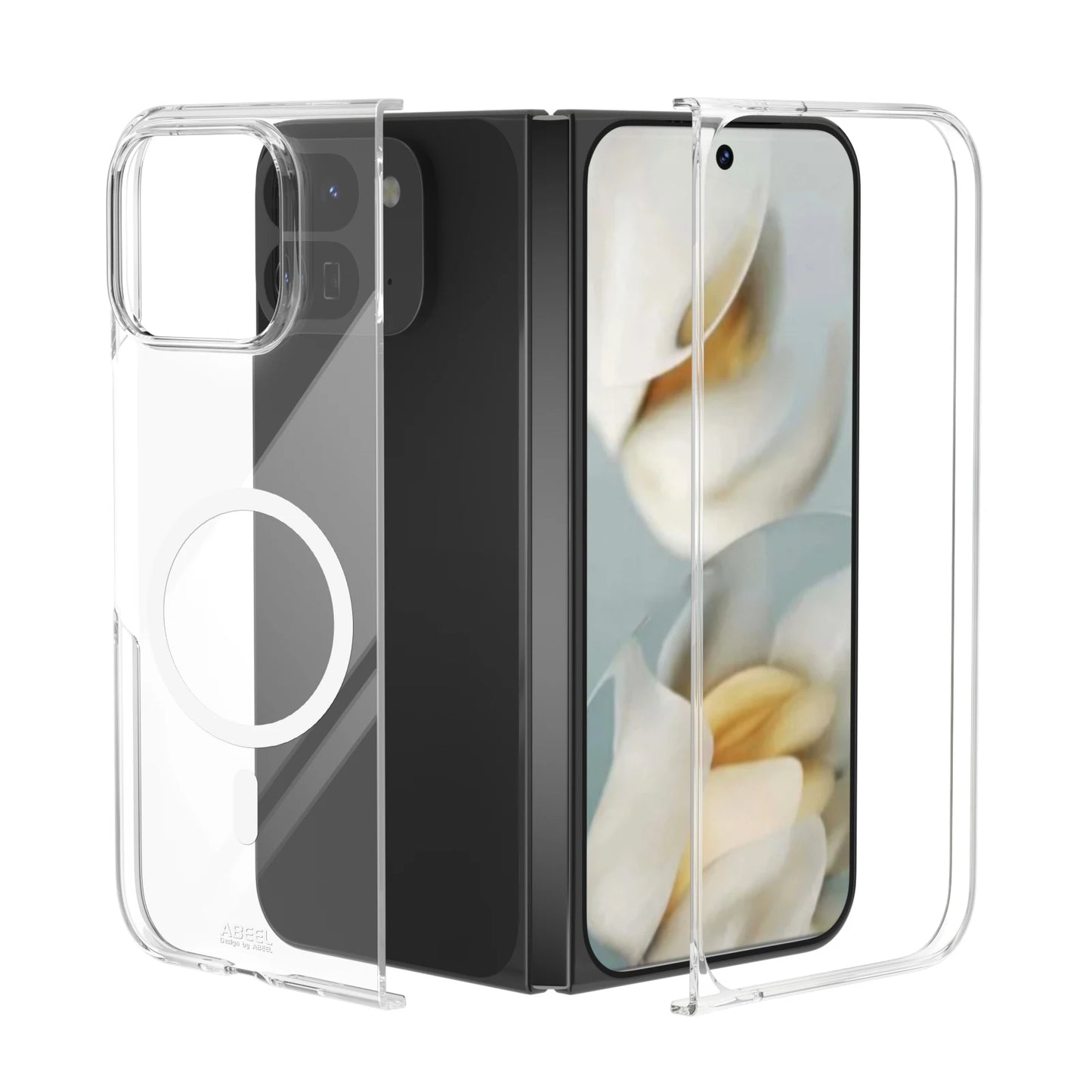 For Google Pixel 9 Pro Fold Case Protective Clear Magsafe Anti-Scrach Shell Back Cover