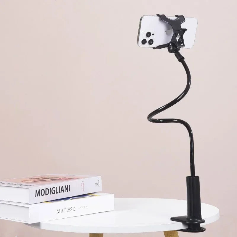 Universal Adjustable Lazy Phone Stand Rotatable Desktop Bedside Mobile Stand for Live Streaming Selfies - Phone Accessories