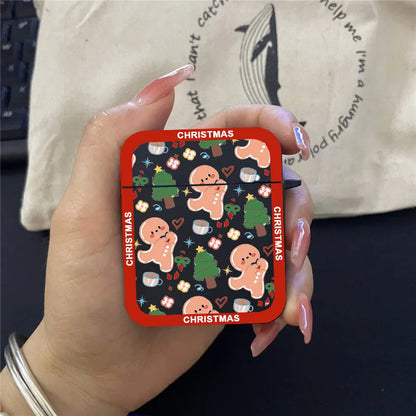 Christmas Tree Graphic Print Earphone Case For AirPods Pro 2 Lovely Silicone Protective Cover For  AirPods 1 2 3 4 2024 Coque