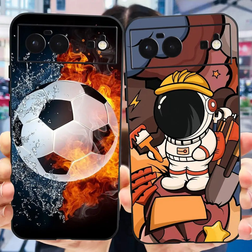 For Cover Google Pixel 6 Case Cute Cat Cartoon Bumper Back Shockproof Soft TPU Case For Google Pixel 6A 6PRO Pixel 6 Phone Cases