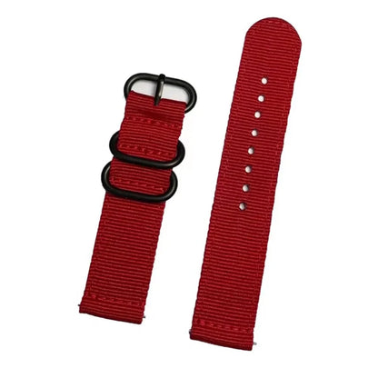 18mm 20mm 22mm 24mm Nylon strap For Samsung Galaxy watch 3 4 5 pro 6 7 46mm 42mm Active2 Amazfit Bip S3 frontier Sports band