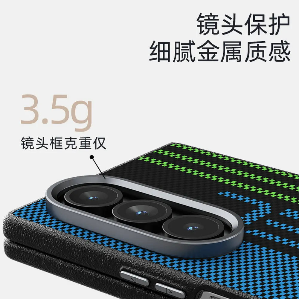 Z Fold7 5G 2025 Luxury Case For Samsung Galaxy Z Fold 7 Wireless Charging Magsafe Magnet Back Cover For Galaxy Z Fold 5 6 Funda