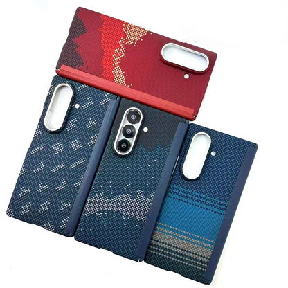 Real Pure Carbon Fiber Cover For SAMSUNG Galaxy Z Fold 7 Case Aramid Fiber Ultra Thin CoverCentral hinge protection for Magsafe