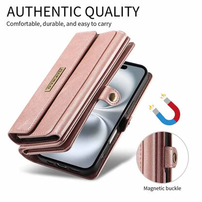 Leather Case For Google Pixel 7 8 9 10 Pro XL 6A 7A 8A 9A Pixel9 Phone Cover Multi Organ Card Slots Zipper Flip Wallet Coque