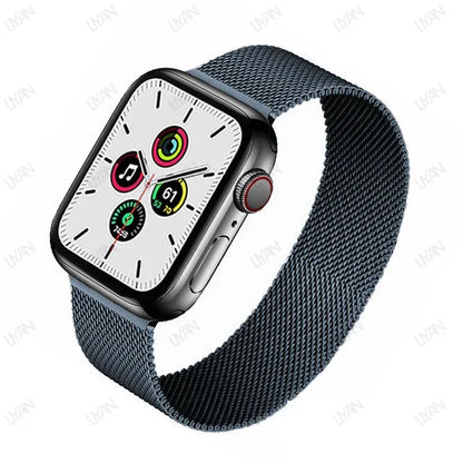 Milanese Loop for apple watch band 44mm 45mm 40mm 41mm 46-42mm pride bracelet iwatch series 9 8 7 6 SE 5 4 10 ultra 2 49mm strap