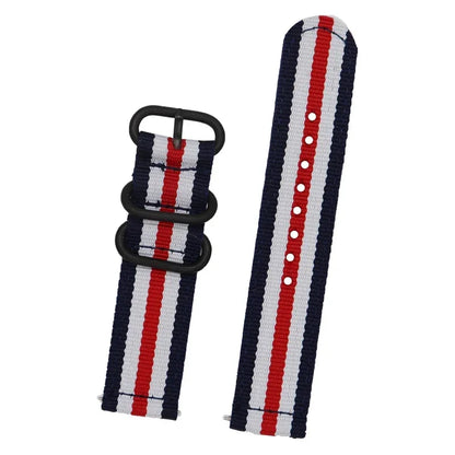 18mm 20mm 22mm 24mm Nylon strap For Samsung Galaxy watch 3 4 5 pro 6 7 46mm 42mm Active2 Amazfit Bip S3 frontier Sports band