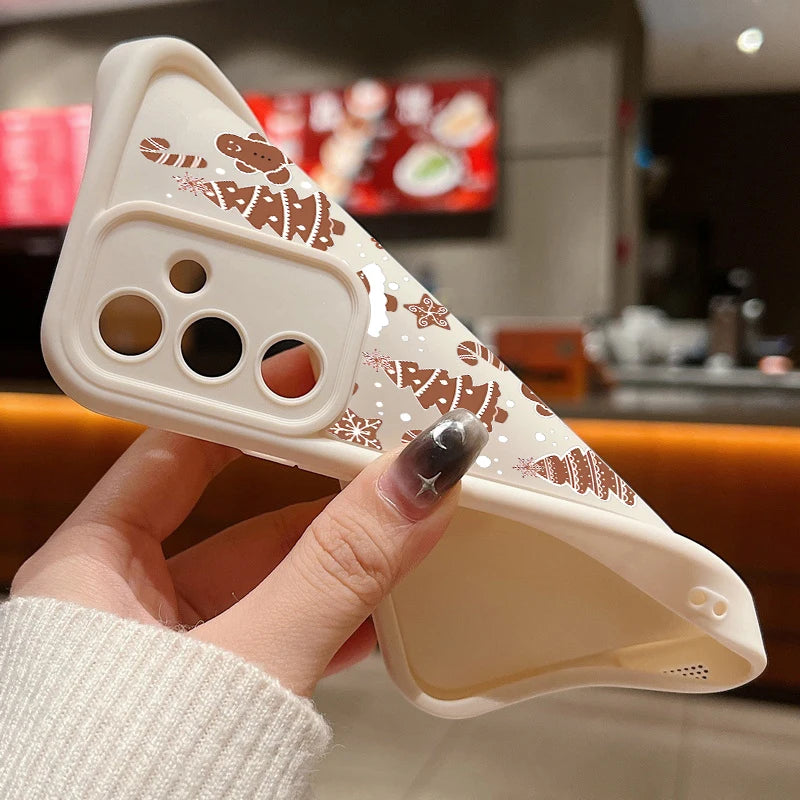 Merry Christmas Trees Case For Samsung Galaxy S25 Edge S24 S23 Ultra S22 Plus A17 A56 A36 A26 A16 A55 A15 A54 S24 S25 FE Cover