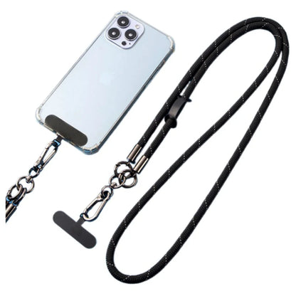 120-150cm Crossbody Phone Lanyard Anti-Loss Adjustable Nylon Strap For Sport Travel Lightweight Durable Cellphone Neck Strap