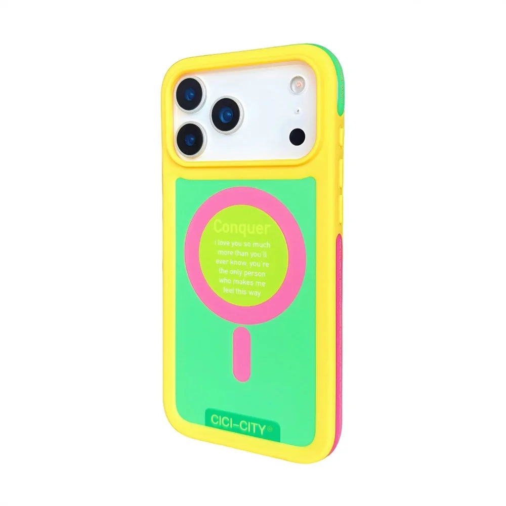 17 ProMax Creative Color Dopamine Magnetic Phone Case For iPhone 17 Air 16 15 14 Pro Max 13 Magsafe Shockproof Protective Cover