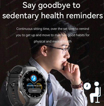 New GT5 Pro Upgrade SOS Smart Watch 2026 AMOLED Dynamic Lsland Heart Rate Sleep Monitoring Bluetooth Call Watch 5 Max Smartwatch