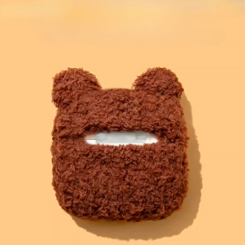 Rabbit Plush Case for AirPods 4 Airpod 1 2 3 Pro Pro2 Bluetooth Earbuds Charging Box Protective Earphone Case Cover
