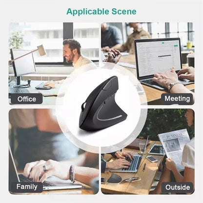 Vertical Mouse Ergonomic 2.4GHz Wireless Optical Mice 3 Adjustable DPI 800/1200/1600 6 Buttons for Laptop PC Computer Desktop - covers4phones