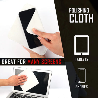 Screen Cleaner Spray Wipe for Laptop Monitor Phone PC Tablet Glass IPhone Touchscreen Polishing Cloth Cleaner Brush Cleaning Kit
