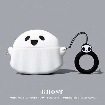 For Airpods 1 2 3 4 Pro Pro 2 Crayons Shark Dog Silicone Earphone Case Accessories Cover