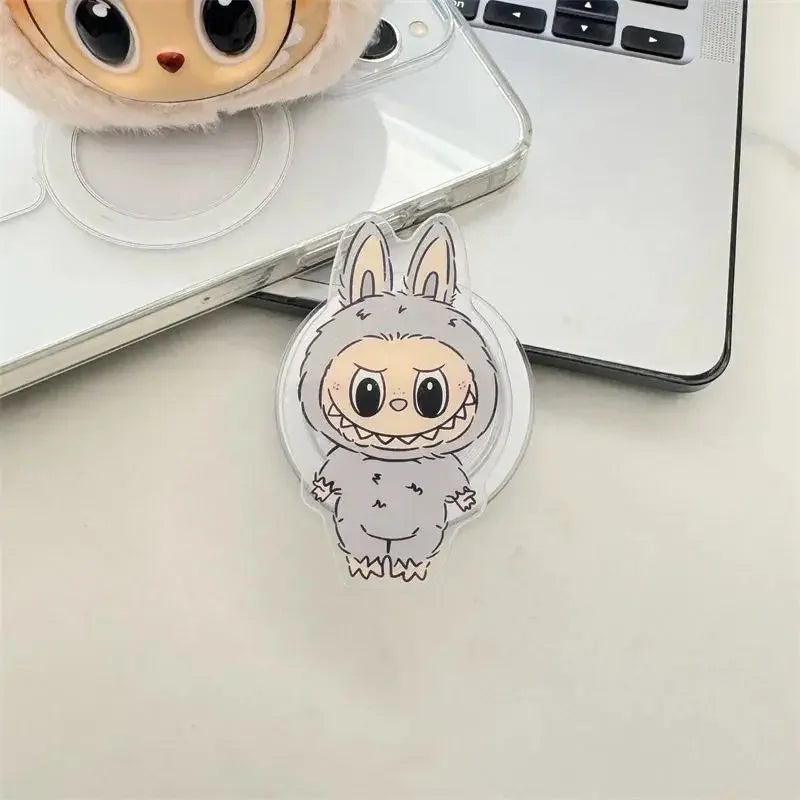 NEW Korea INS Y2K Cartoon Holder For Magsafe Pop.sockets Magnetic Griptok Grip Tok Stand Foldable Phone Bracket Case Accessories