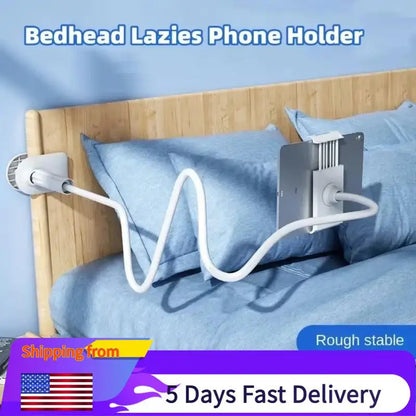 Flexible Gooseneck Tablet Stand for Desk Clip Rotating Clamp Adjustable Long Arm Lazy Mount for Ipad Bed Desk Phone Holder New