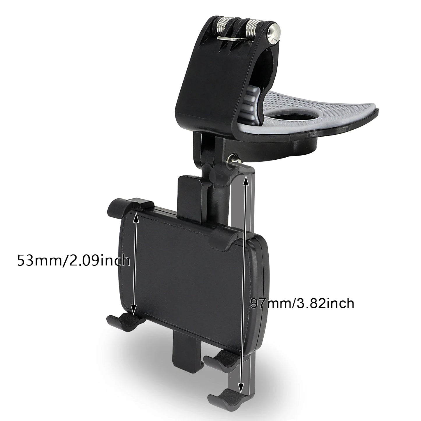 Mobile Phone Holder Dashboard Car Mount Dash 360° Rotation Stand Cradle Panel Multi-Functional Universal GPS Bracket Holder Clip