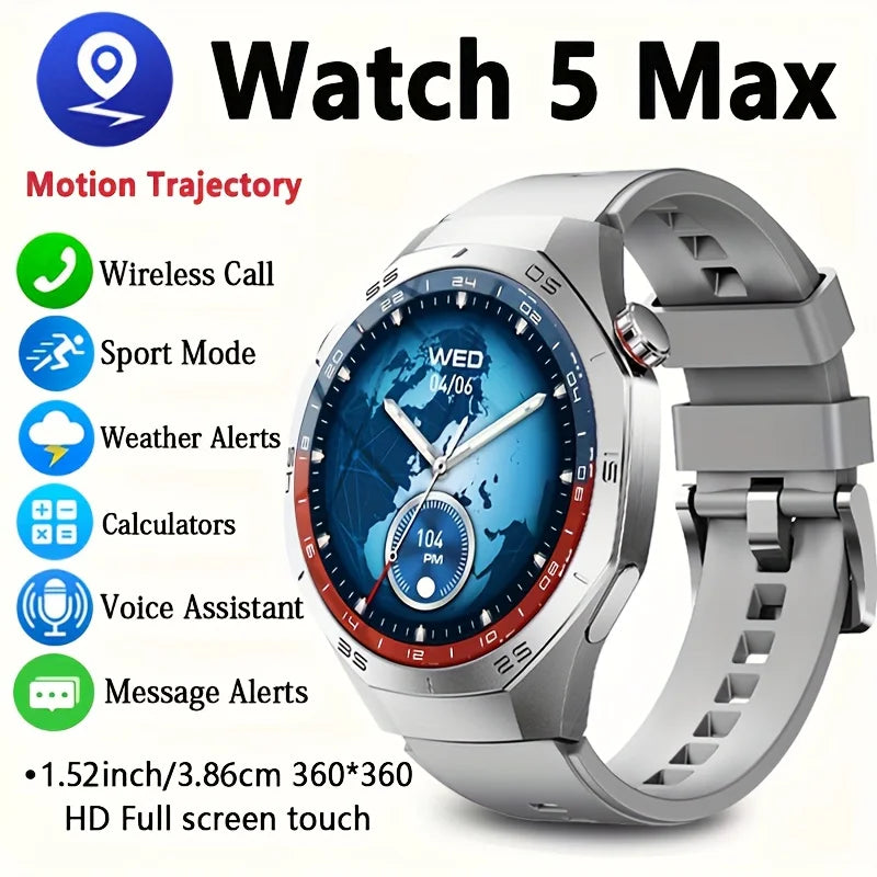 LAXASFIT Smartwatch Bluetooth Calling Fitness Tracking Music Playback Health Monitoring Men and Women 2025 New Smartwatch