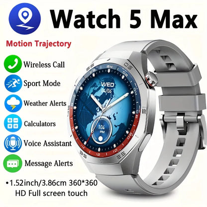 LAXASFIT Smartwatch Bluetooth Calling Fitness Tracking Music Playback Health Monitoring Men and Women 2025 New Smartwatch