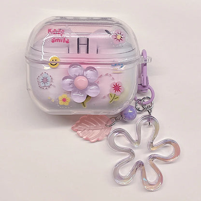 Case For Samsung Galaxy Buds 3 Pro Cute 3D Cartoon Shell Wireless Headphone Cover for Samsung Buds3 Protective Cover With Hook