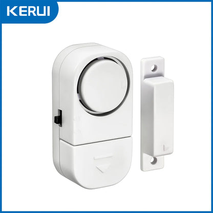 KERUI Door Window Sensor Independent Opening Magnetic Door Sensor 90db Wireless Security Alarm