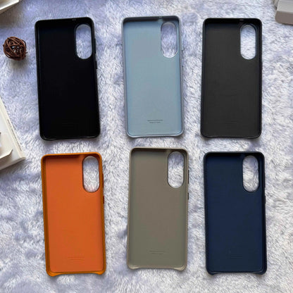 S25 Edge Genuine Leather Phone Case For Samsung Galaxy S25 Edge 5G Metal Lens Bumper Protective Premium Business Hard Cover