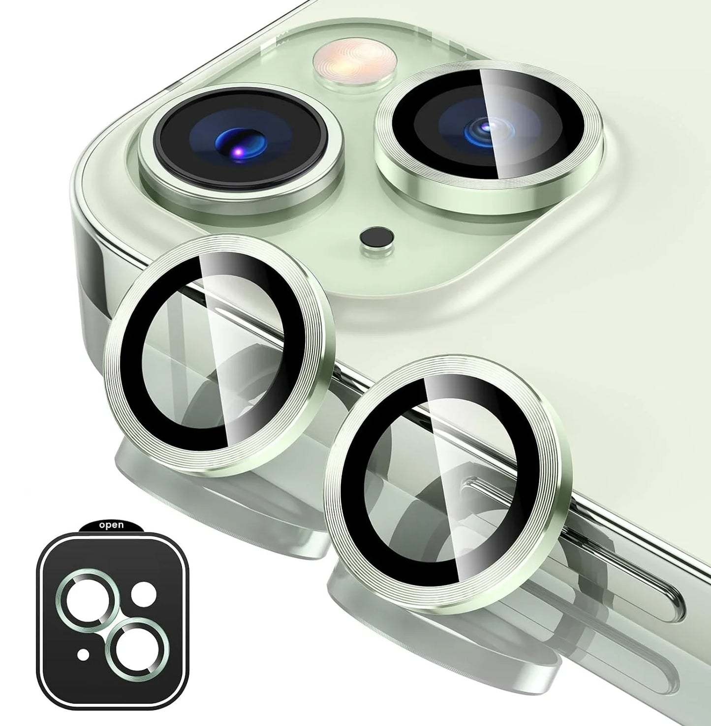 2-3Pcs Metal Tempered Glass Camera Lens Protector Cover For IPhone 15 16Pro Max 15 16 Plus Protection Phone Accessories