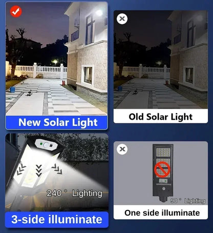 30000LM Solar LED Lights Outdoor Solar Lights Of Motion Sensor 3 Modes Waterproof IP65 Solar Garden Light Street Yard Lantern