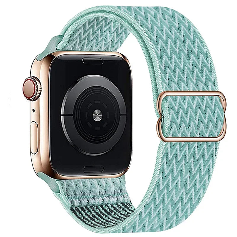 Bling Nylon Strap for Apple Watch Band 44mm 40mm 38mm/42mm bohemian Bracelet iWatch Series 7 6 5 4 3 41mm 45mm 8 9 ultra 2 49mm