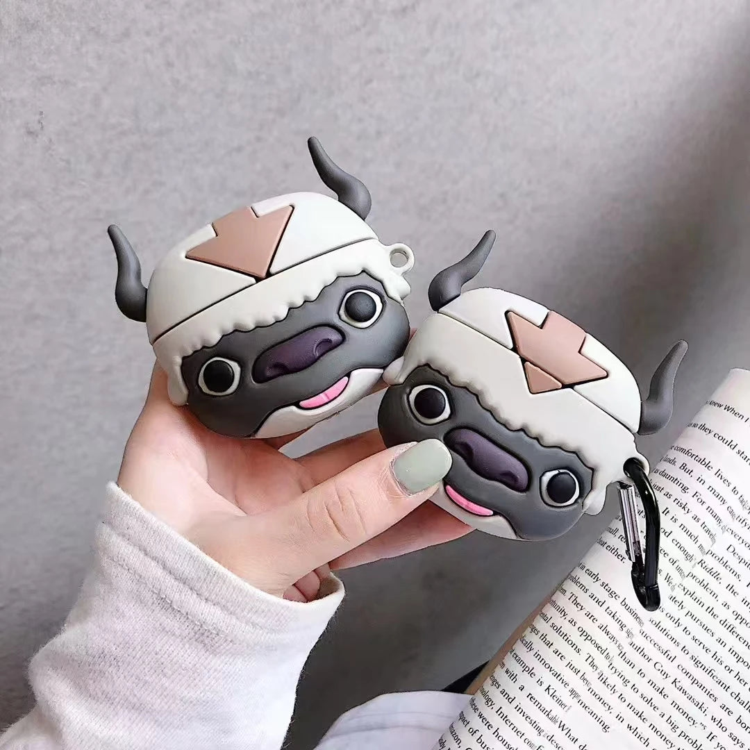 For Airpods 4 3D Cartoons Case For Airpods 1 2 Pro3 Pro2 Earphone case Cute Wireless Charging Headset Cover Cute