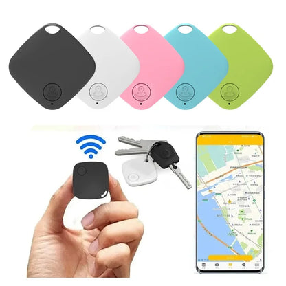 Mini Bluetooth 5.0 Tracker AntiLost Device Round Pet Kids Bag Wallet Tracking Smart Finder Locator - covers4phones