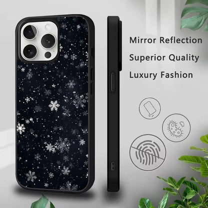 Christmas Art Snowflakes Phone Case For IPhone 17,16,15,Pro,Max,Air,14,Plus,13,12,11 Magesafe Wireless Charge Cover