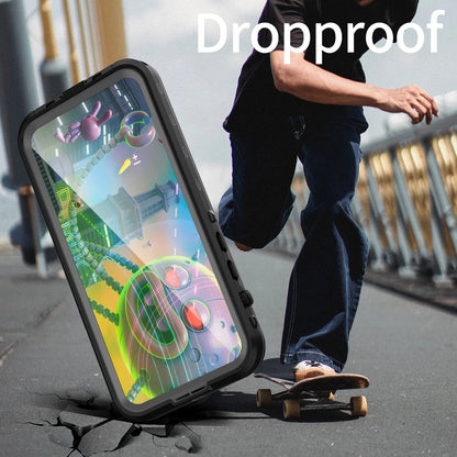 shellbox-hot sale magnetic shockproof dustproof IP68 professional waterproof phone case for iphone16promax/15/14/13
