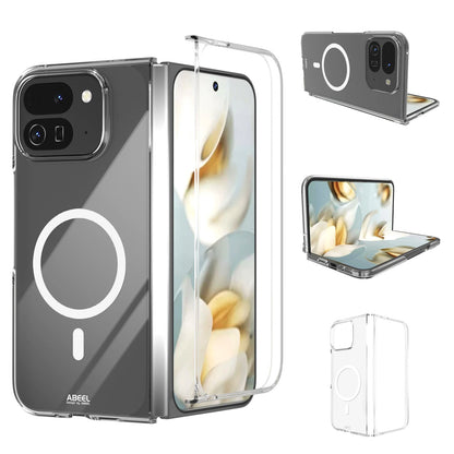 For Google Pixel 9 Pro Fold Case Protective Clear Magsafe Anti-Scrach Shell Back Cover